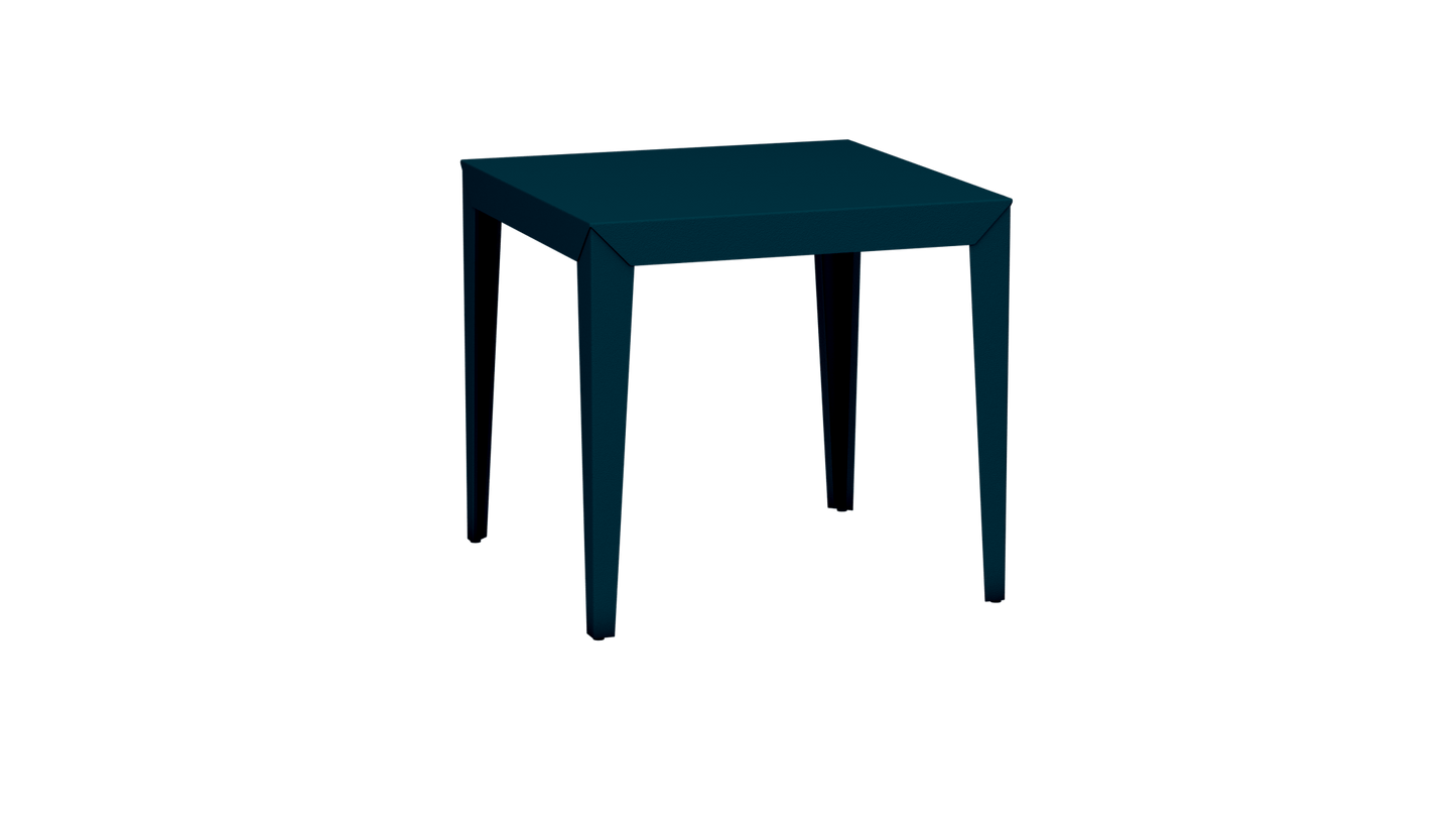 Table carrée en aluminium 80cm Zef - MATIERE GRISE - La Maison MilanaiseUltra Violet 172Droits