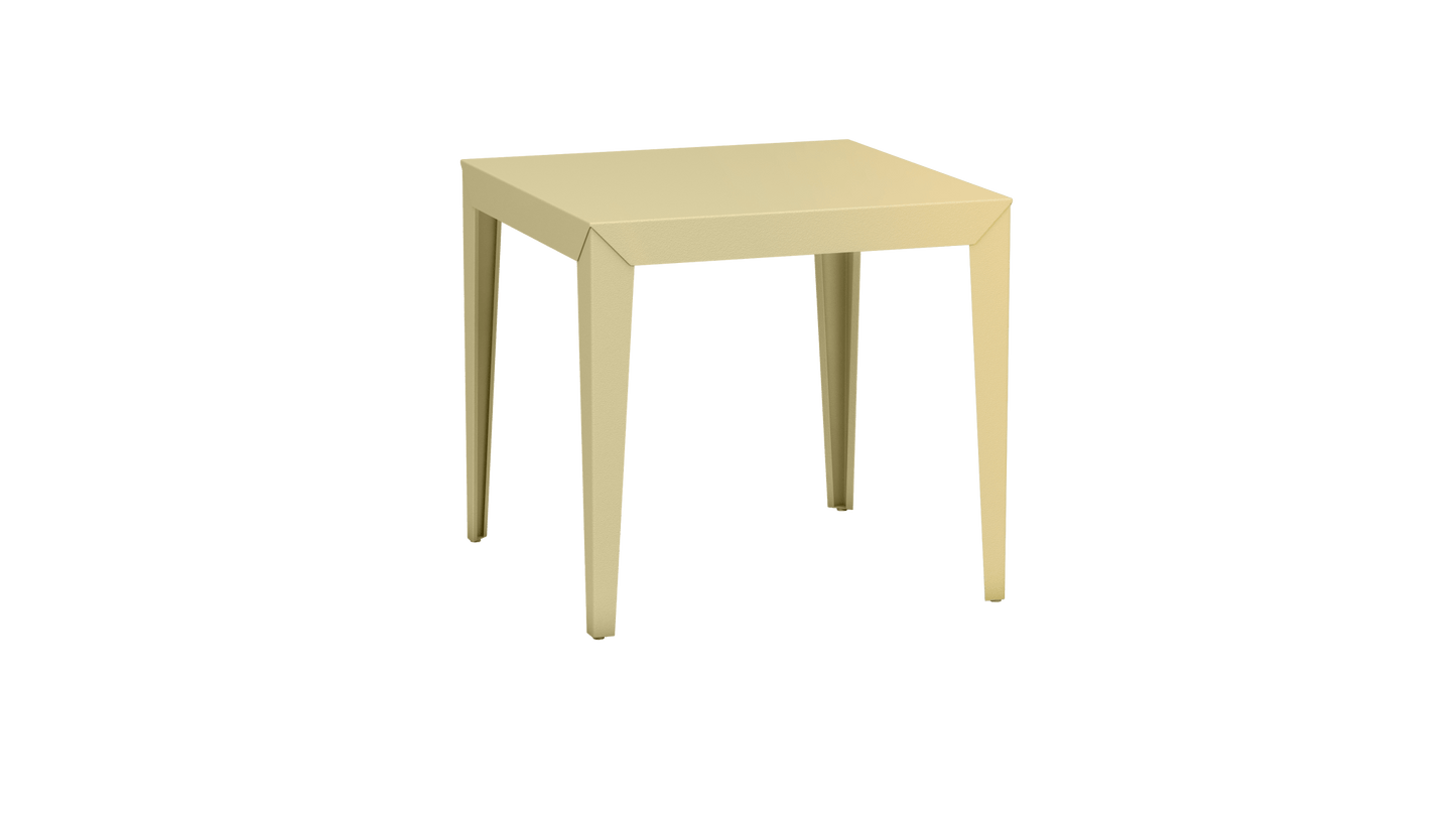 Table carrée en aluminium 80cm Zef - MATIERE GRISE - La Maison MilanaiseChampagne 231Fuselés