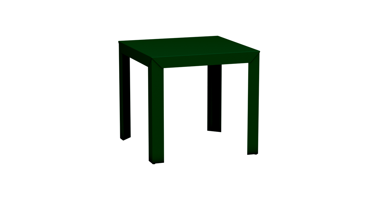 Table carrée en aluminium 80cm Zef - MATIERE GRISE - La Maison MilanaiseCanopée 124Droits