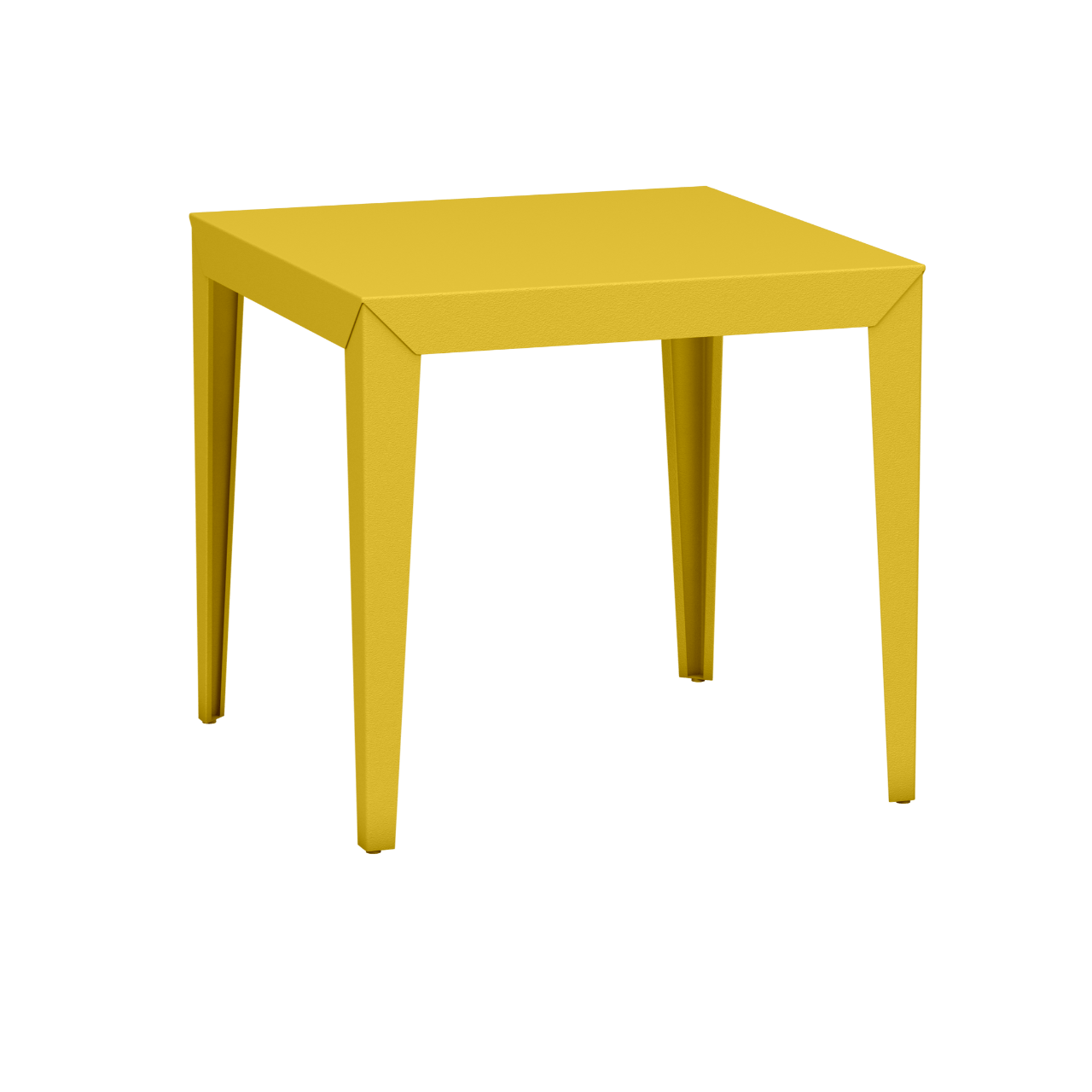 Table carrée en aluminium 80cm Zef - MATIERE GRISE - La Maison MilanaiseSafran 131Droits