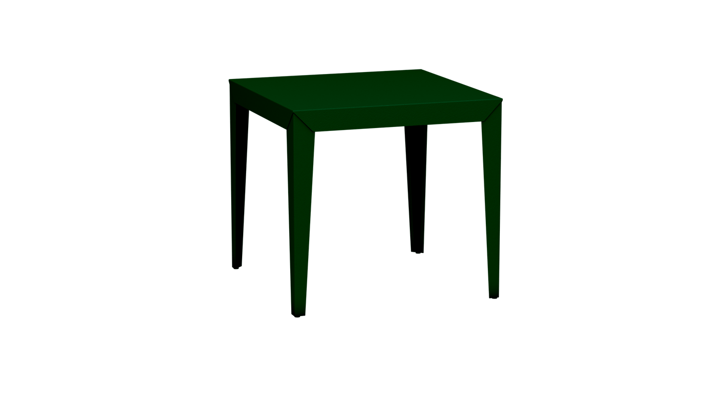 Table carrée en aluminium 80cm Zef - MATIERE GRISE - La Maison MilanaiseUltra Violet 172Droits
