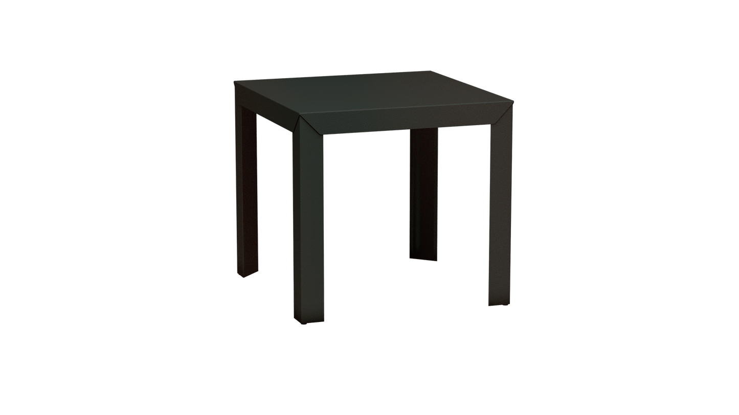 Table carrée en aluminium 80cm Zef - MATIERE GRISE - La Maison MilanaiseWinners 223Droits