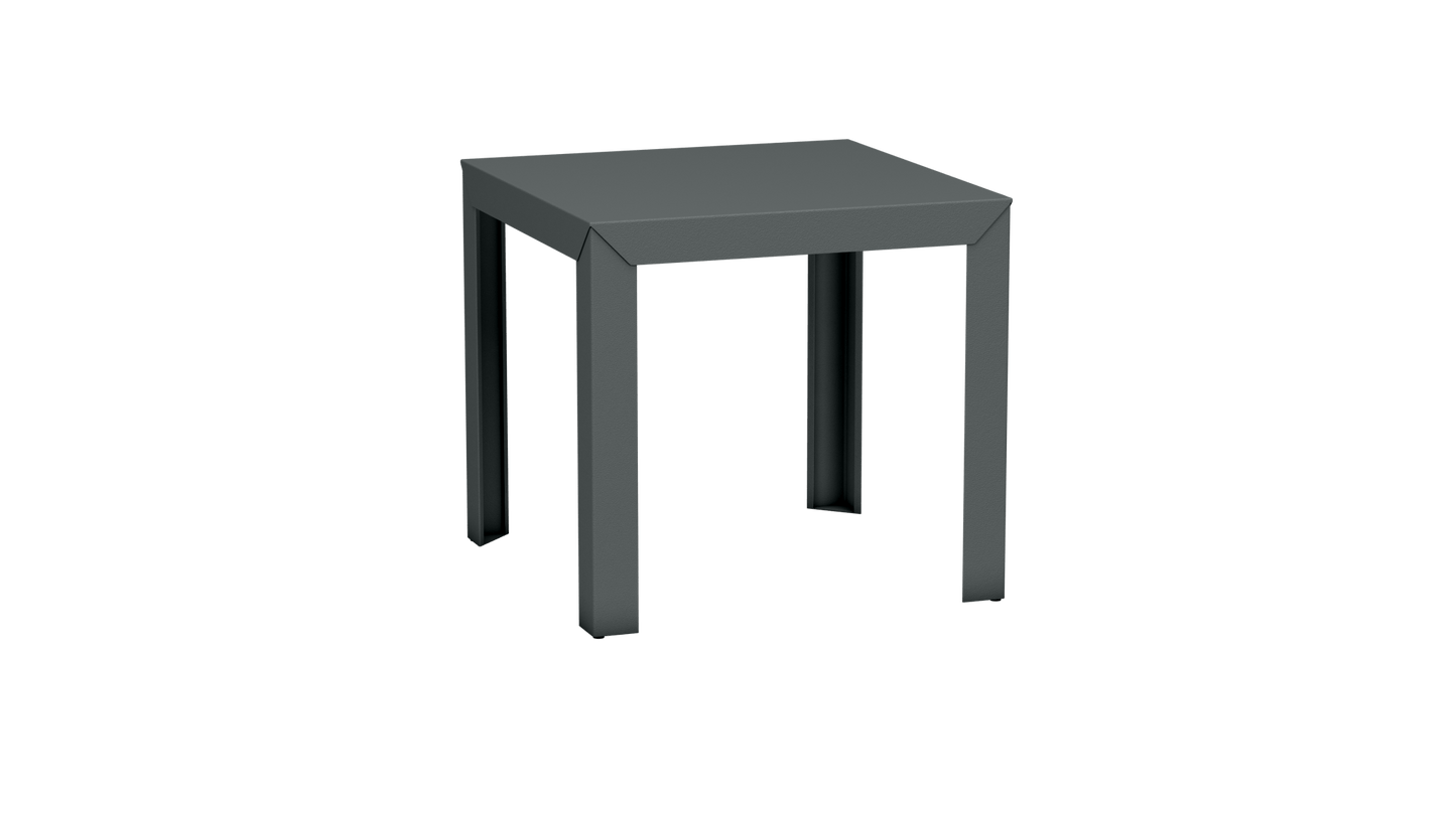 Table carrée en aluminium 80cm Zef - MATIERE GRISE - La Maison MilanaiseOrage 221Droits