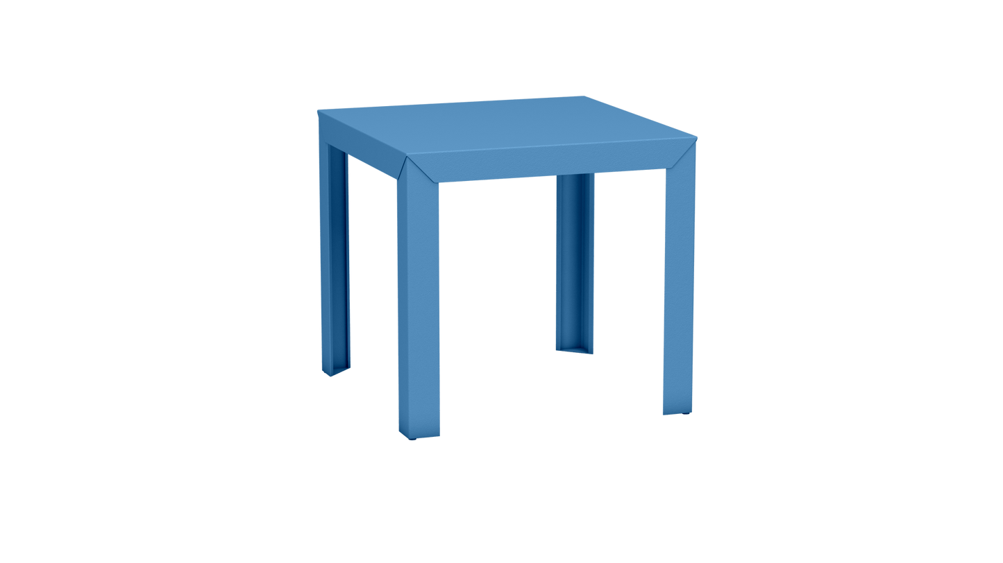 Table carrée en aluminium 80cm Zef - MATIERE GRISE - La Maison MilanaiseAzur 111Droits