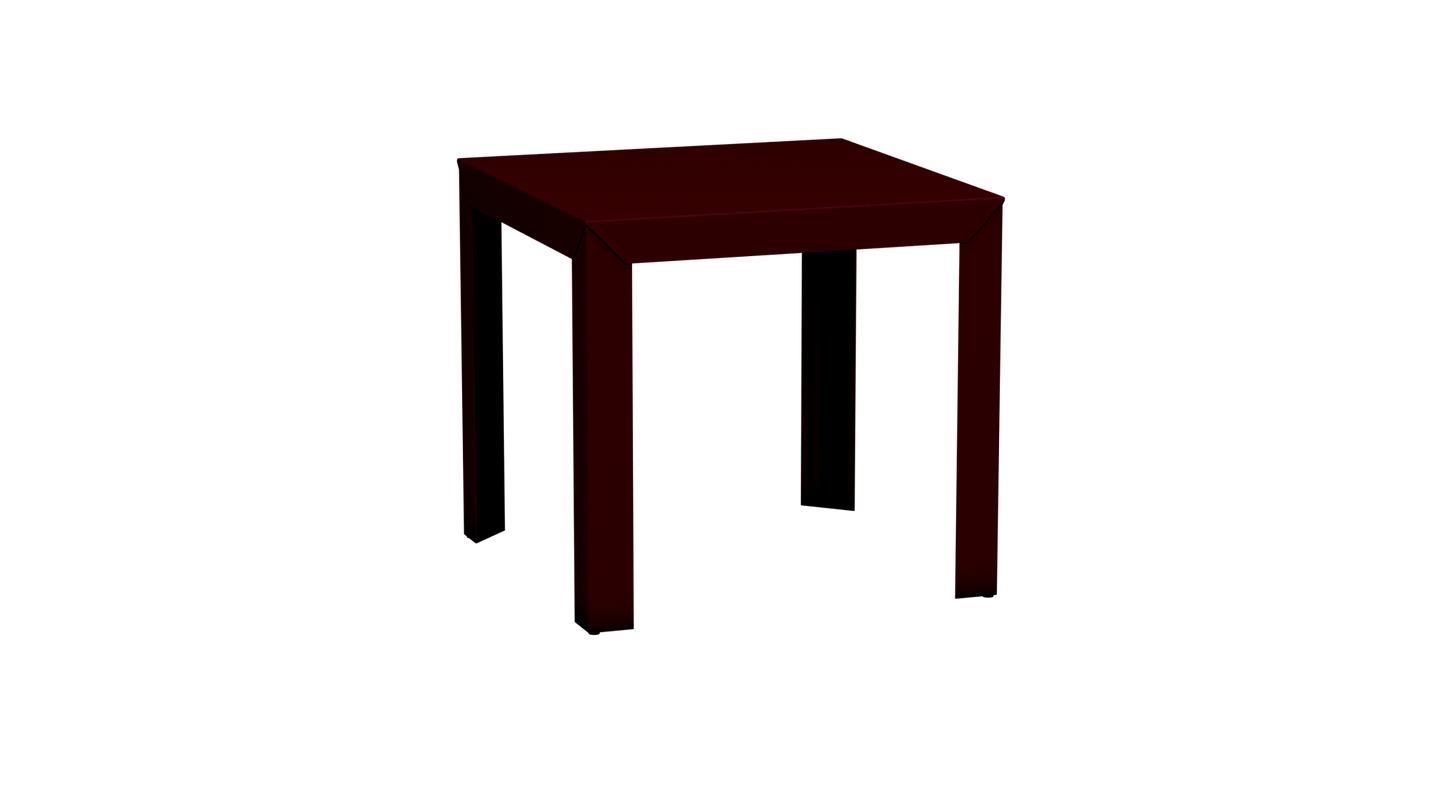 Table carrée en aluminium 80cm Zef - MATIERE GRISE - La Maison MilanaiseBourgogne 153Droits