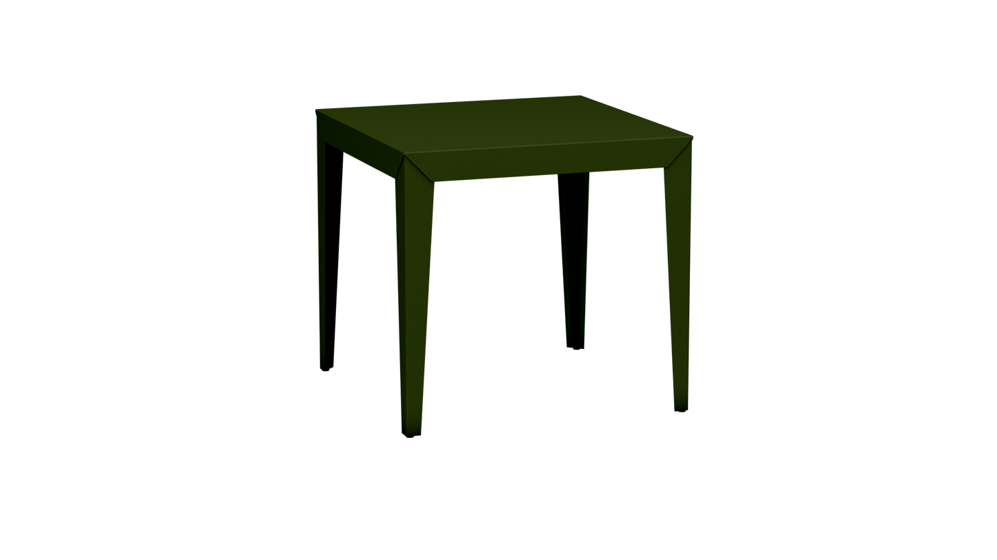 Table carrée en aluminium 80cm Zef - MATIERE GRISE - La Maison MilanaiseUltra Violet 172Droits