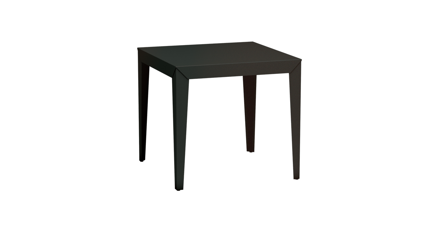 Table carrée en aluminium 80cm Zef - MATIERE GRISE - La Maison MilanaiseWinners 223Fuselés