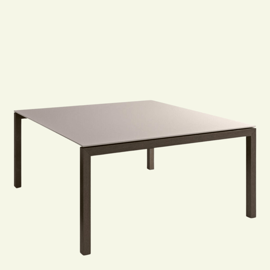 Table carrée ETOILE 140x140 cm – Fenix beige & base sculpturale - IMPÉRIAL LINE - La Maison MilanaiseETOILECARRE - 1Fixe