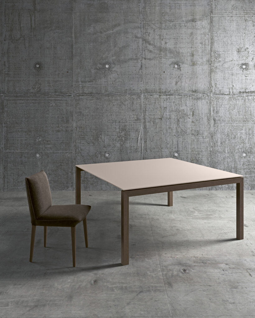 Table carrée ETOILE 140x140 cm – Fenix beige & base sculpturale - IMPÉRIAL LINE - La Maison MilanaiseETOILECARRE - 1Fixe