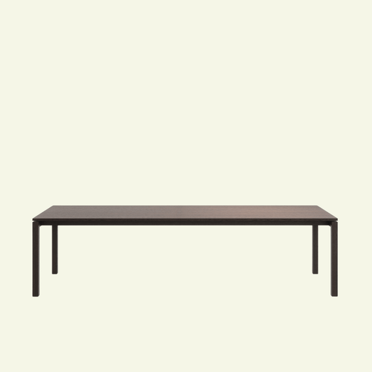 Table extensible ETOILE en bois Noce Ossibo – Ligne sculpturale et raffinée - IMPÉRIAL LINE - La Maison MilanaiseETOILE - 1140x90cmFixe