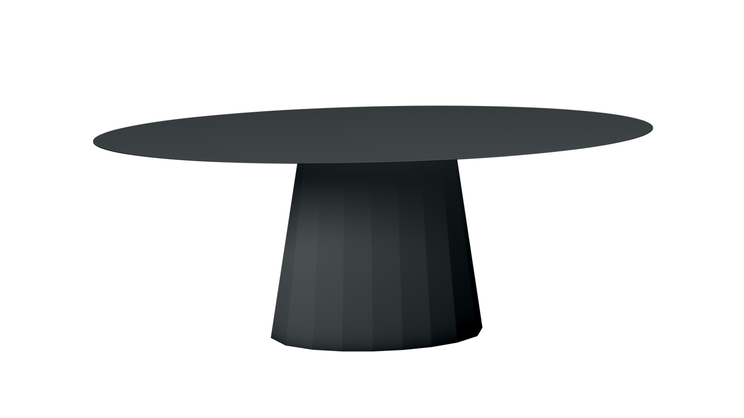 Table extérieur ovale en métal Ankara - MATIERE GRISE - La Maison MilanaiseEXTANKARAMETALOVALE5Anthracite 222