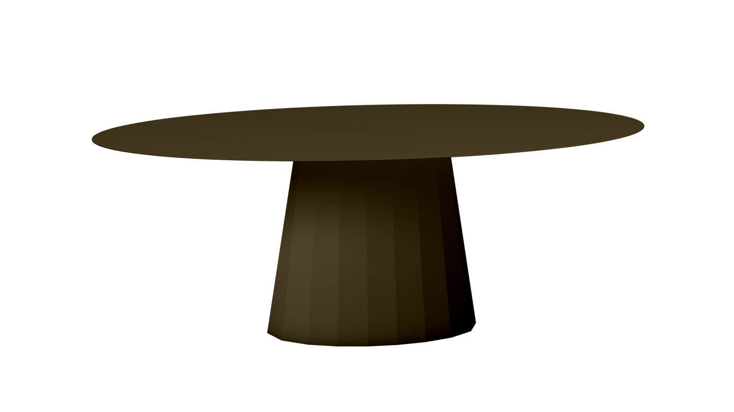 Table extérieur ovale en métal Ankara - MATIERE GRISE - La Maison MilanaiseEXTANKARAMETALOVALE36Bronze 181