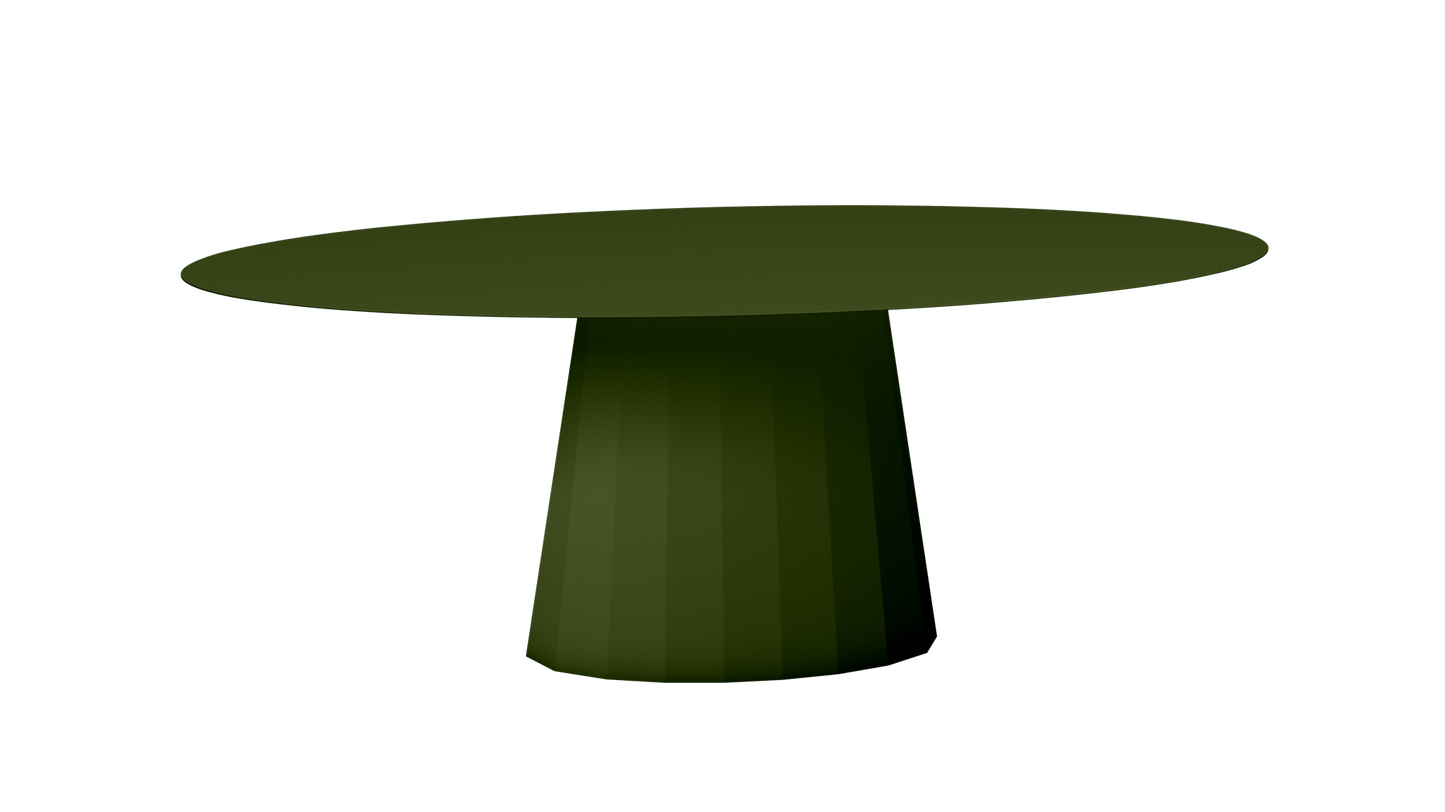 Table extérieur ovale en métal Ankara - MATIERE GRISE - La Maison MilanaiseEXTANKARAMETALOVALE28Kaki 122