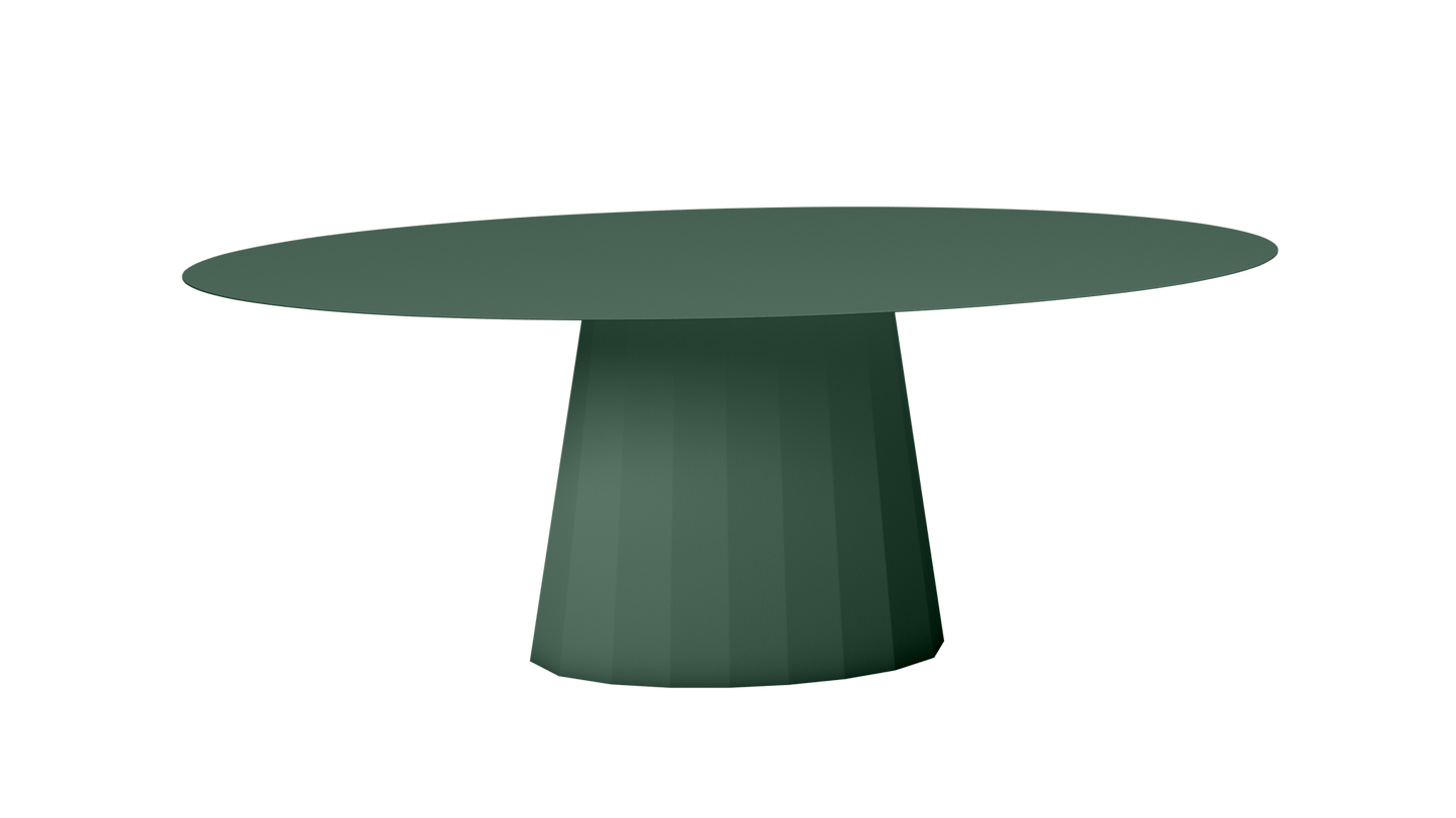Table extérieur ovale en métal Ankara - MATIERE GRISE - La Maison MilanaiseEXTANKARAMETALOVALE9Olive 121