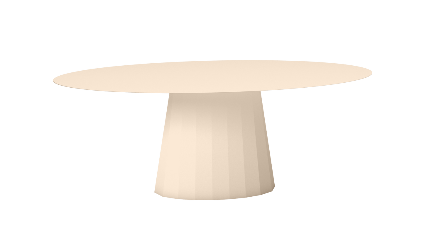 Table extérieur ovale en métal Ankara - MATIERE GRISE - La Maison MilanaiseEXTANKARAMETALOVALE1Eggshell 161