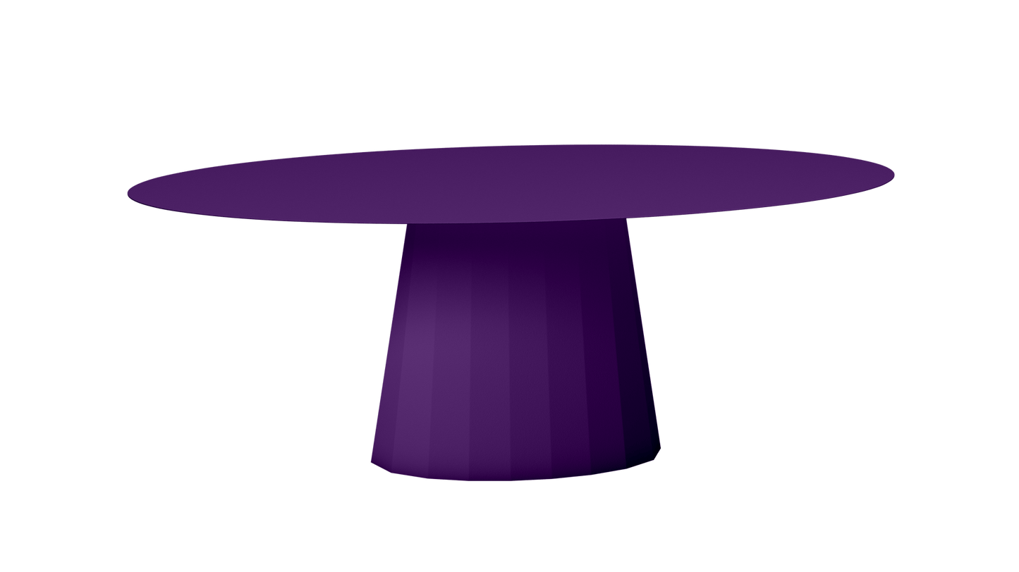 Table extérieur ovale en métal Ankara - MATIERE GRISE - La Maison MilanaiseEXTANKARAMETALOVALE20Ultra Violet 172