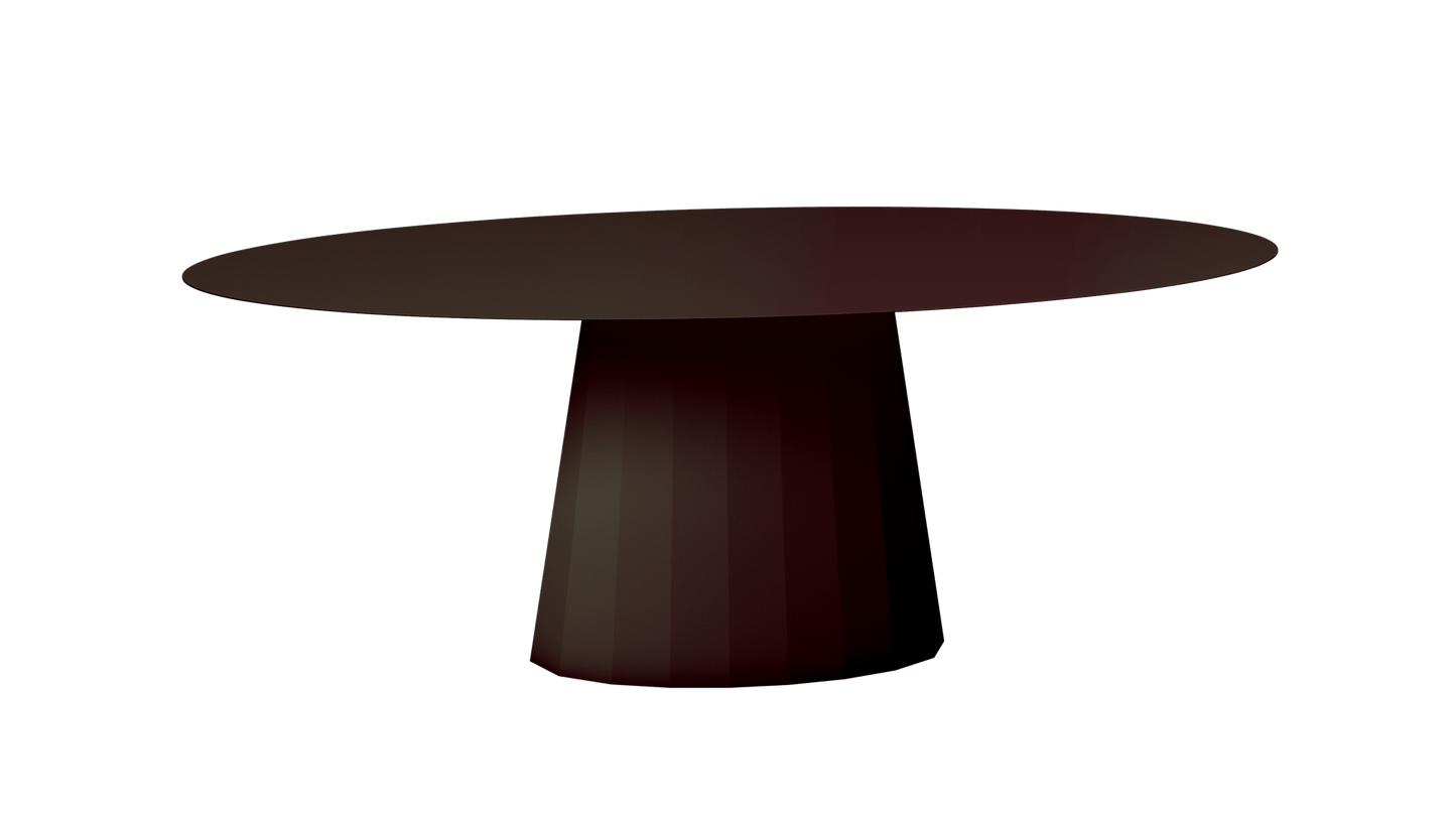 Table extérieur ovale en métal Ankara - MATIERE GRISE - La Maison MilanaiseEXTANKARAMETALOVALE31Violet de Mars 171