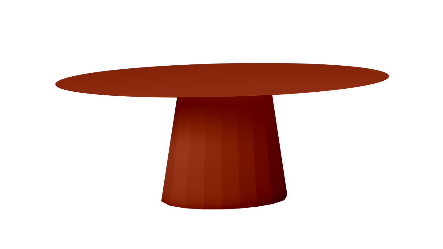 Table extérieur ovale en métal Ankara - MATIERE GRISE - La Maison MilanaiseEXTANKARAMETALOVALE19Terracotta 142