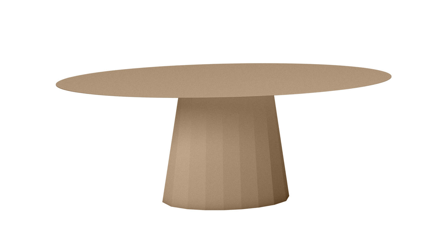 Table extérieur ovale en métal Ankara - MATIERE GRISE - La Maison MilanaiseEXTANKARAMETALOVALE11Sable 018