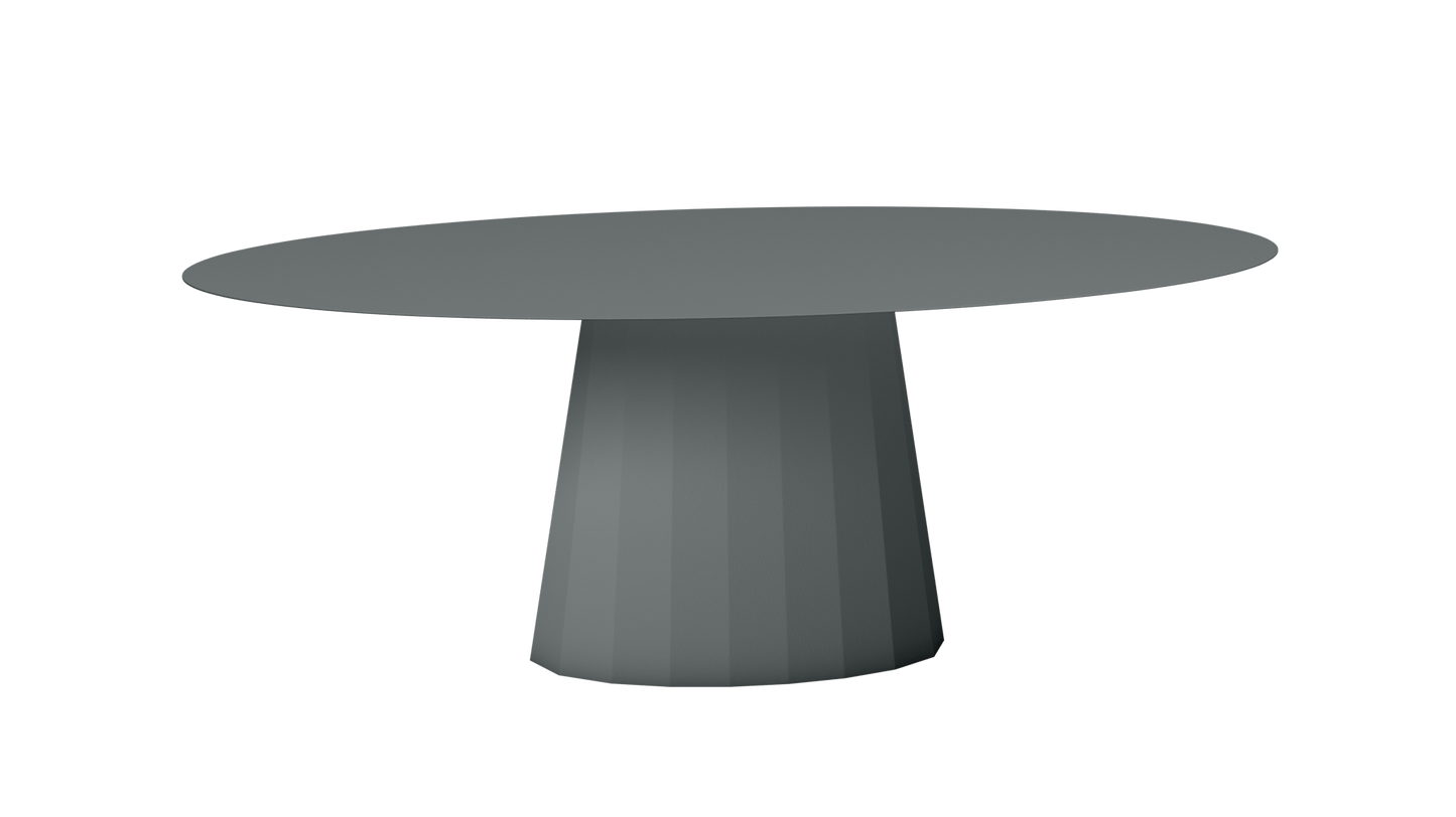 Table extérieur ovale en métal Ankara - MATIERE GRISE - La Maison MilanaiseEXTANKARAMETALOVALE4Orage 221