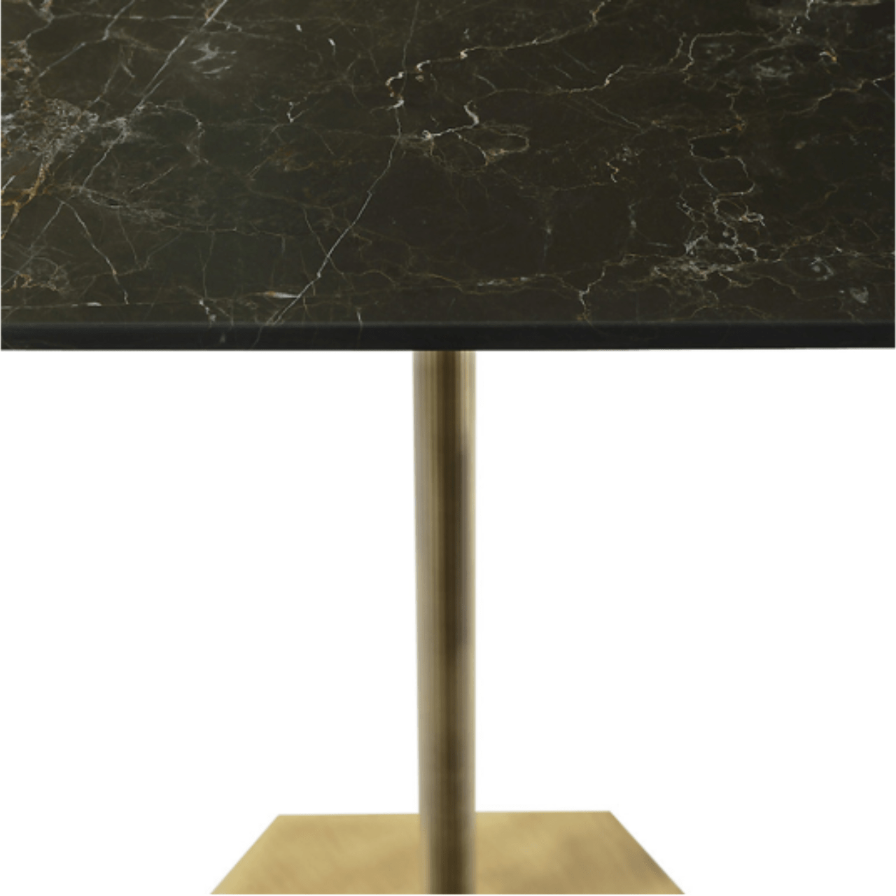 Table hexagonale en marbre et laiton Ted - MARIONI - La Maison Milanaise02832MTSINNoir