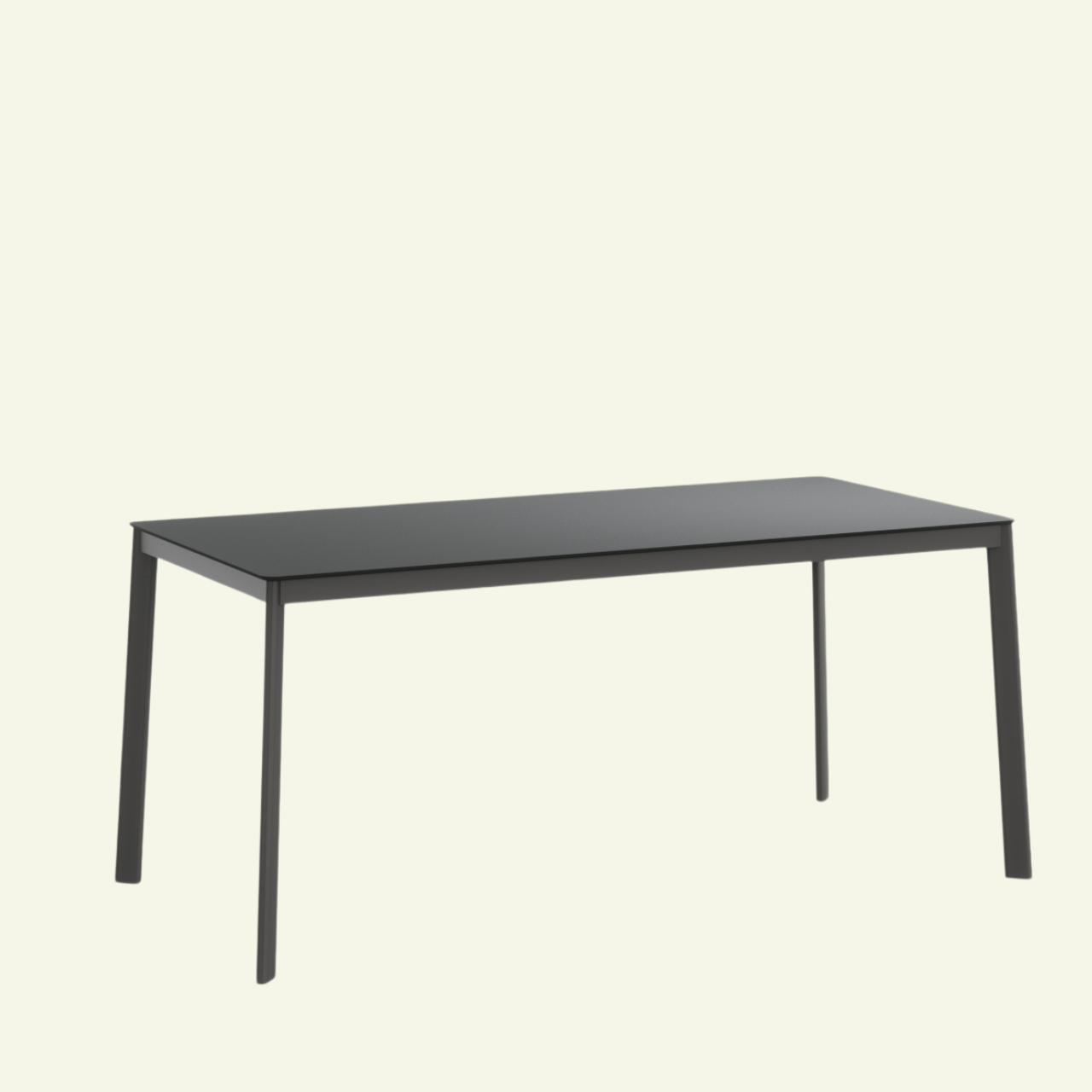Table HULA HOOP – Métal noir, extensible ou fixe, 100% design italien - IMPÉRIAL LINE - La Maison MilanaiseHULAHOOP - 1140x90cmFixe