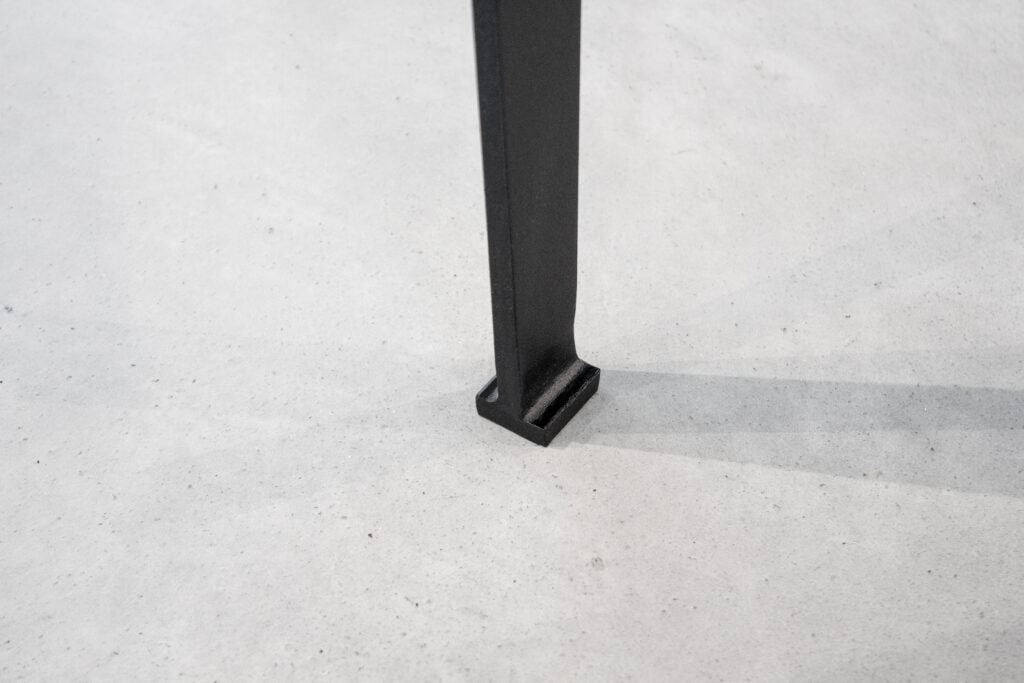 Table MAD – Plateau marbre Bianco & piétement métal noir - IMPÉRIAL LINE - La Maison MilanaiseMAD - 4140x90cmNoirFixe