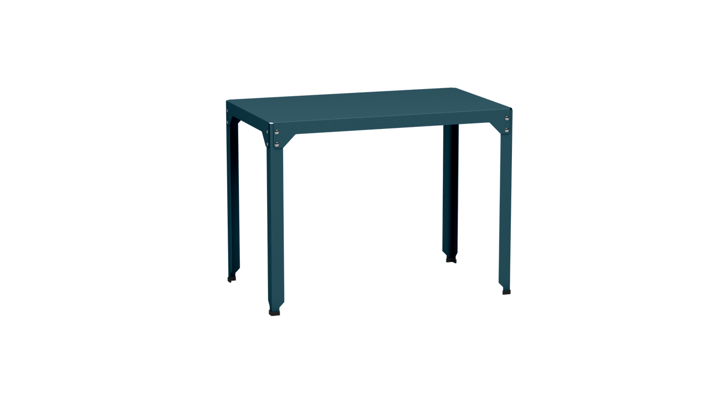 Table rectangulaire en acier galvanisé 100x60cm Hegoa - MATIERE GRISE - La Maison MilanaiseTABLERECTANGLE100HEGOAHoule 116Sans roulettes