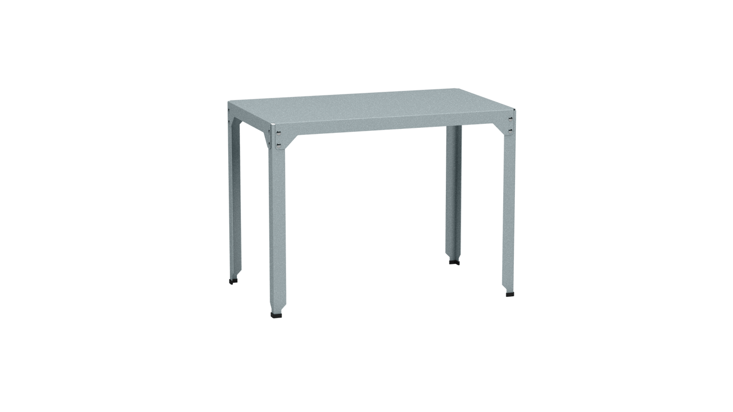 Table rectangulaire en acier galvanisé 100x60cm Hegoa - MATIERE GRISE - La Maison MilanaiseTABLERECTANGLE100HEGOANuage 002Sans roulettes