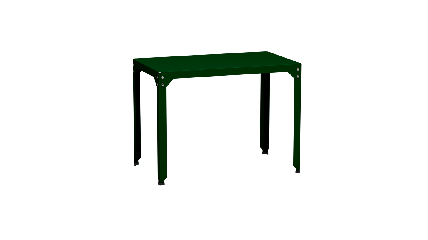 Table rectangulaire en acier galvanisé 100x60cm Hegoa - MATIERE GRISE - La Maison MilanaiseTABLERECTANGLE100HEGOACanopée 124Sans roulettes
