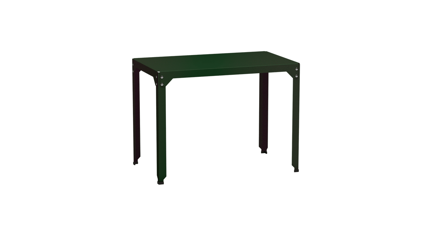 Table rectangulaire en acier galvanisé 100x60cm Hegoa - MATIERE GRISE - La Maison MilanaiseTABLERECTANGLE100HEGOAJekyll 123Sans roulettes
