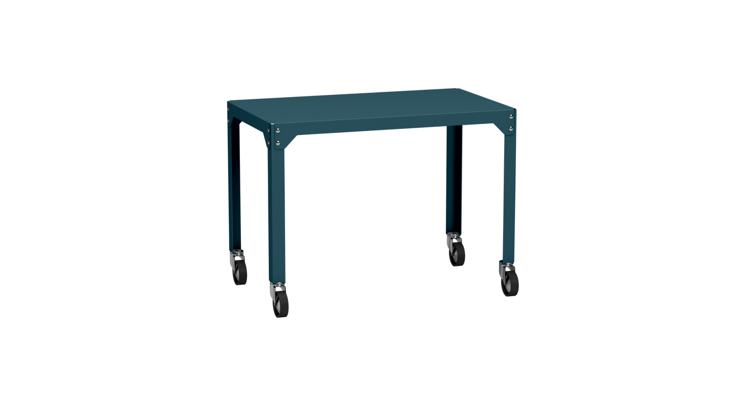 Table rectangulaire en acier galvanisé 100x60cm Hegoa - MATIERE GRISE - La Maison MilanaiseTABLERECTANGLE100HEGOAHoule 116Avec roulettes