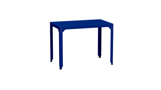 Table rectangulaire en acier galvanisé 100x60cm Hegoa - MATIERE GRISE - La Maison MilanaiseTABLERECTANGLE100HEGOABleu pur 112Sans roulettes