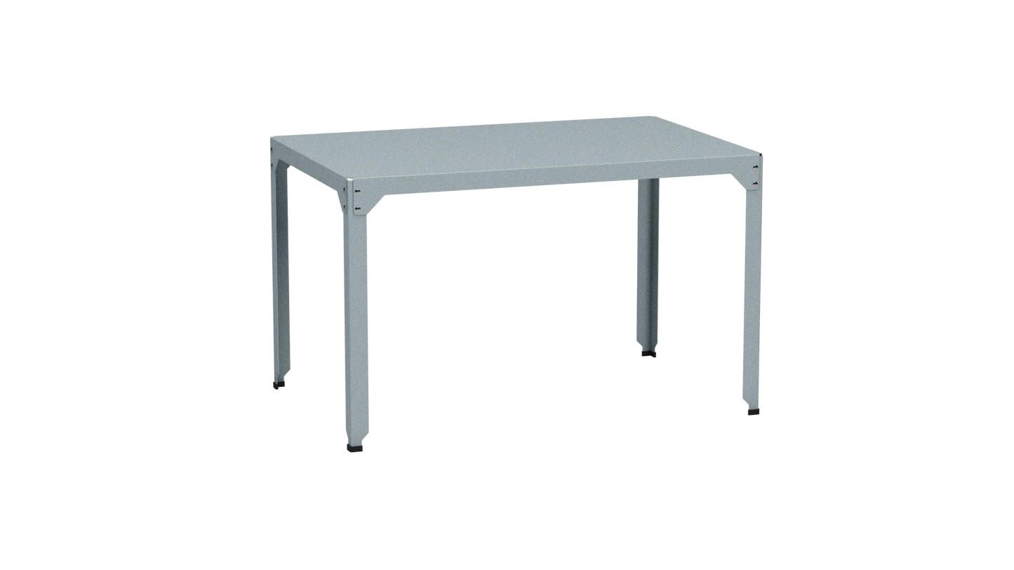 Table rectangulaire en acier galvanisé 121x79cm Hegoa - MATIERE GRISE - La Maison MilanaiseTABLERECTANGLE121HEGOANuage 002Sans roulettes