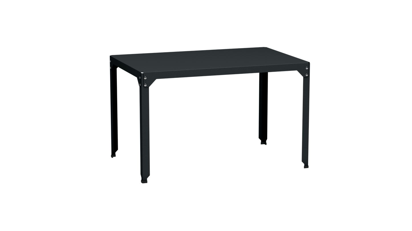 Table rectangulaire en acier galvanisé 121x79cm Hegoa - MATIERE GRISE - La Maison MilanaiseTABLERECTANGLE121HEGOAAnthracite 222Sans roulettes
