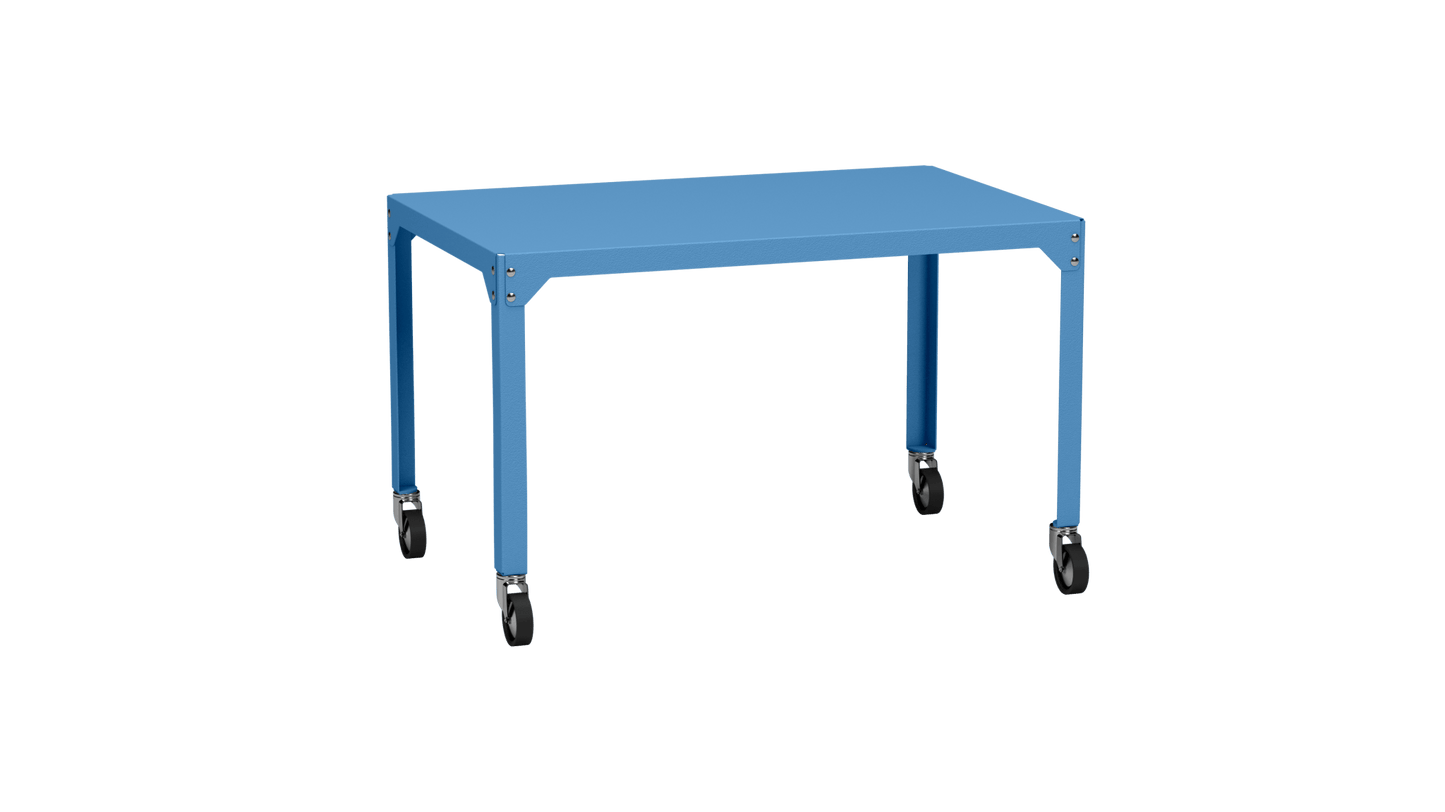 Table rectangulaire en acier galvanisé 121x79cm Hegoa - MATIERE GRISE - La Maison MilanaiseTABLERECTANGLE121HEGOAAzur 111Avec roulettes