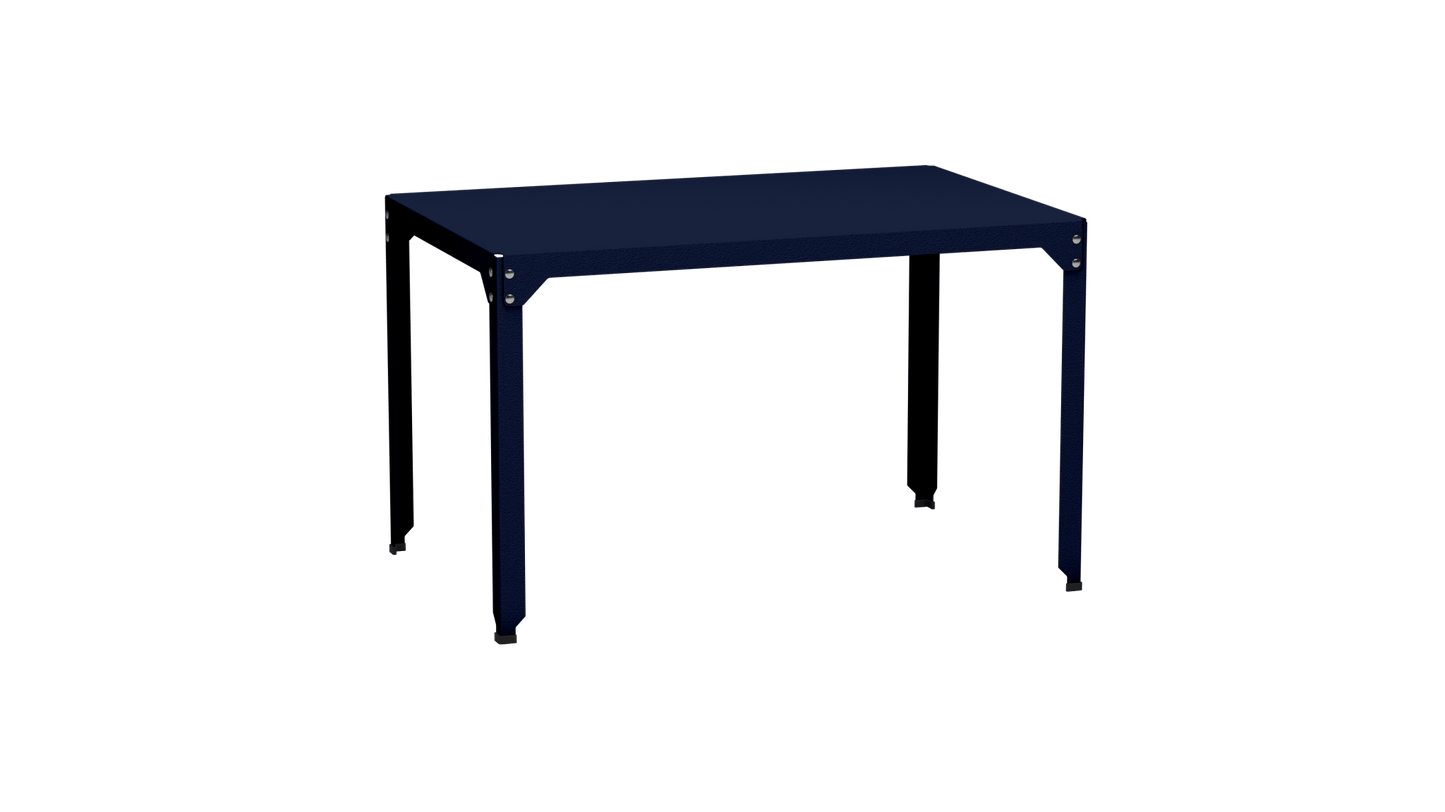 Table rectangulaire en acier galvanisé 121x79cm Hegoa - MATIERE GRISE - La Maison MilanaiseTABLERECTANGLE121HEGOANuit 114Sans roulettes