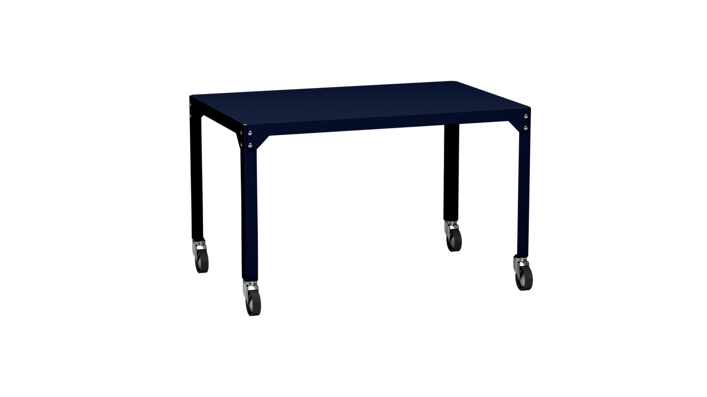 Table rectangulaire en acier galvanisé 121x79cm Hegoa - MATIERE GRISE - La Maison MilanaiseTABLERECTANGLE121HEGOANuit 114Avec roulettes