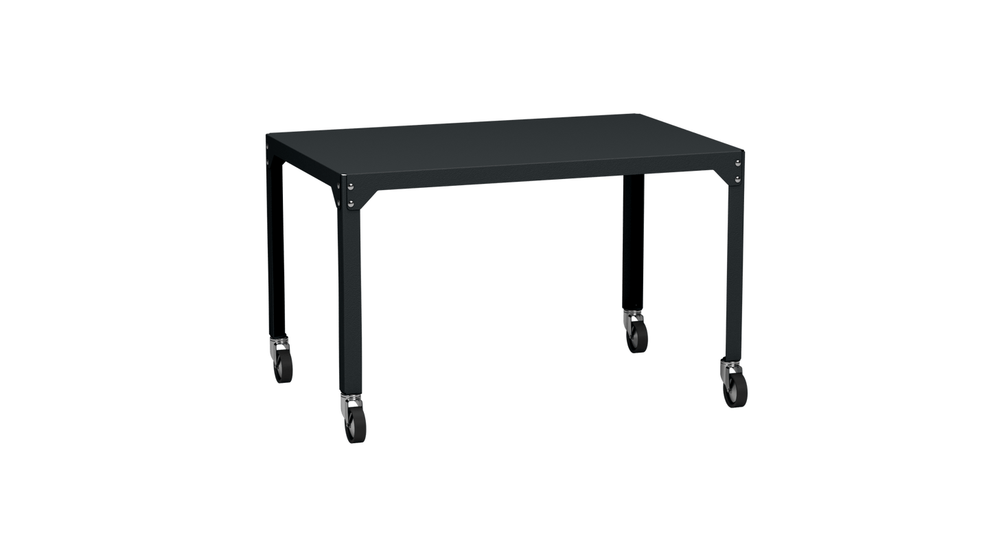 Table rectangulaire en acier galvanisé 121x79cm Hegoa - MATIERE GRISE - La Maison MilanaiseTABLERECTANGLE121HEGOAAnthracite 222Avec roulettes