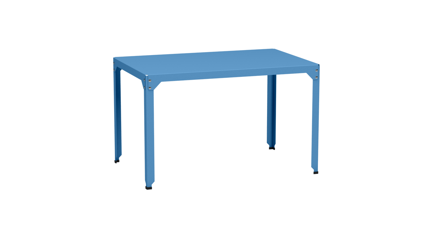 Table rectangulaire en acier galvanisé 121x79cm Hegoa - MATIERE GRISE - La Maison MilanaiseTABLERECTANGLE121HEGOAAzur 111Sans roulettes