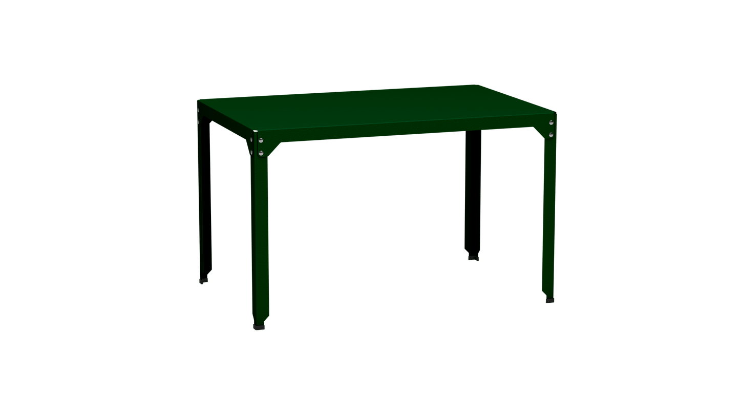 Table rectangulaire en acier galvanisé 121x79cm Hegoa - MATIERE GRISE - La Maison MilanaiseTABLERECTANGLE121HEGOACanopée 124Sans roulettes