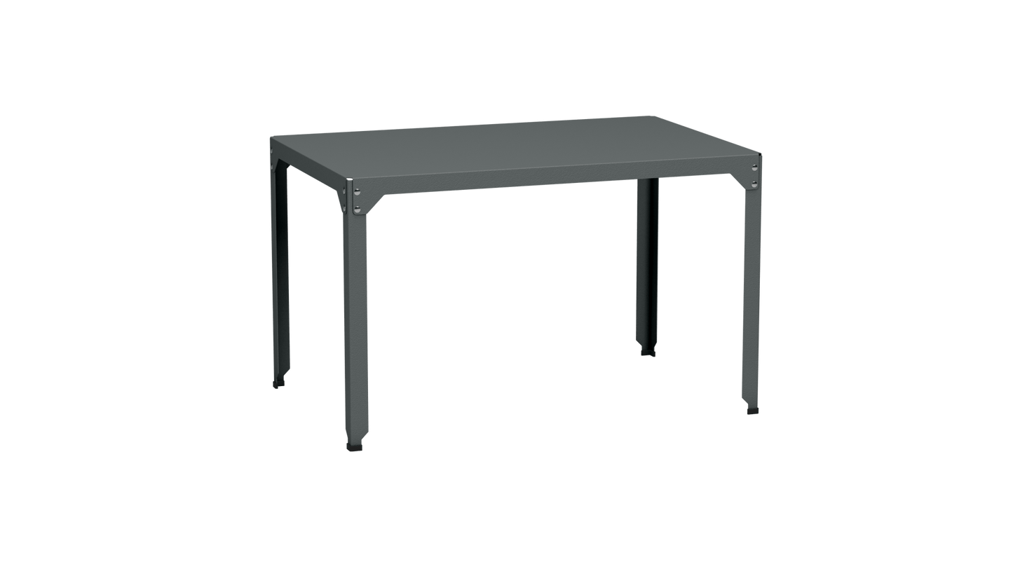 Table rectangulaire en acier galvanisé 121x79cm Hegoa - MATIERE GRISE - La Maison MilanaiseTABLERECTANGLE121HEGOAOrage 221Sans roulettes