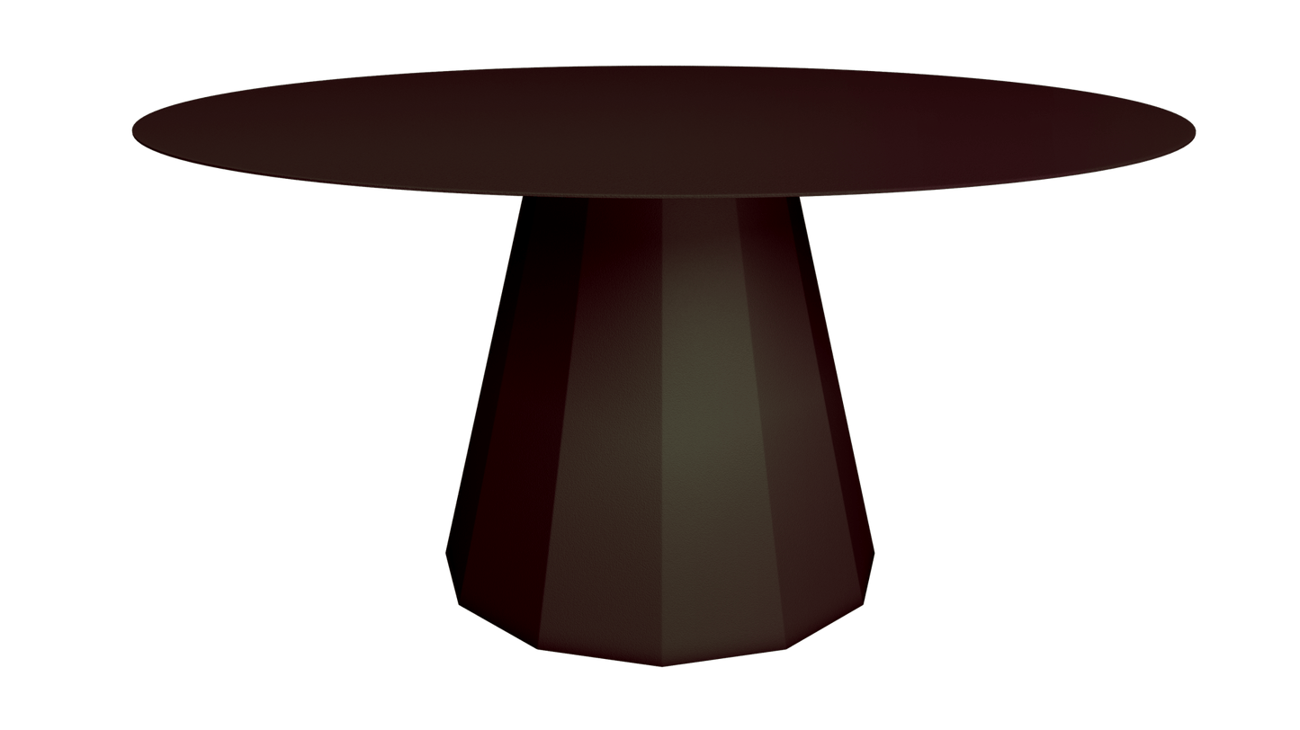Table ronde en aluminium Ø150m Ankara - MATIERE GRISE - La Maison MilanaiseTABLERONDEANKARAMETALViolet de Mars 171