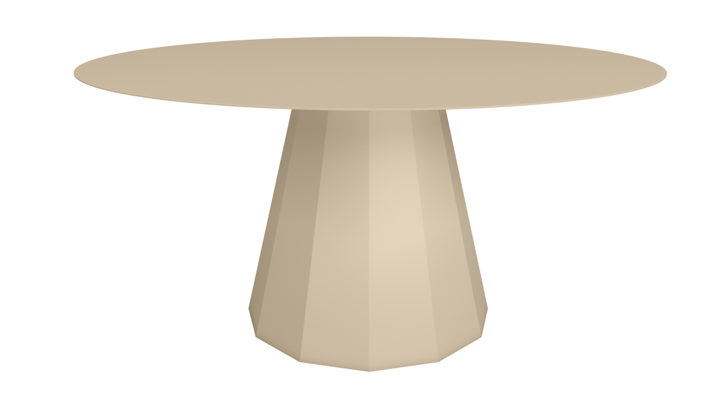 Table ronde en aluminium Ø150m Ankara - MATIERE GRISE - La Maison MilanaiseTABLERONDEANKARAMETALCrème 190