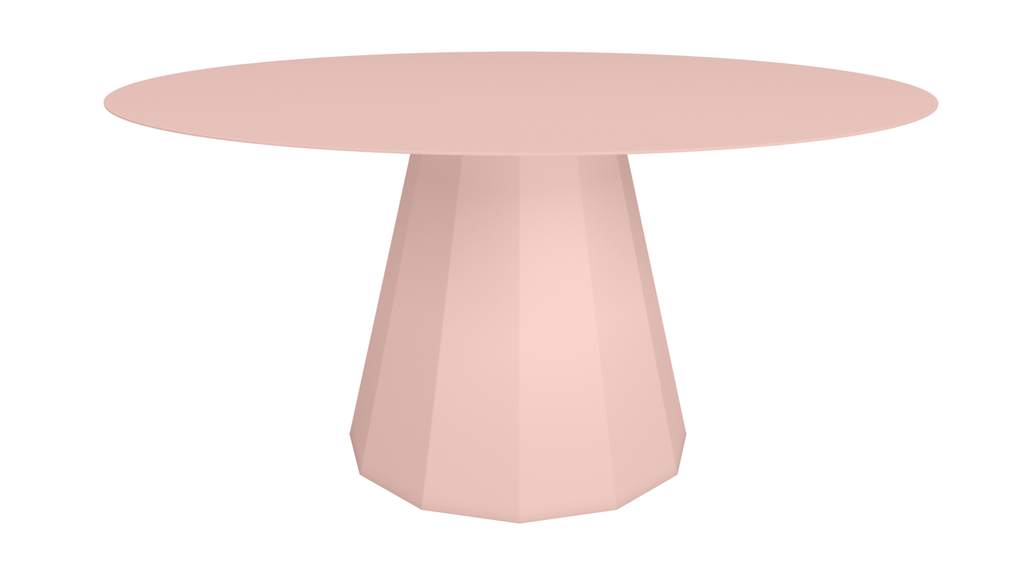 Table ronde en aluminium Ø150m Ankara - MATIERE GRISE - La Maison MilanaiseTABLERONDEANKARAMETALBaby pink 162