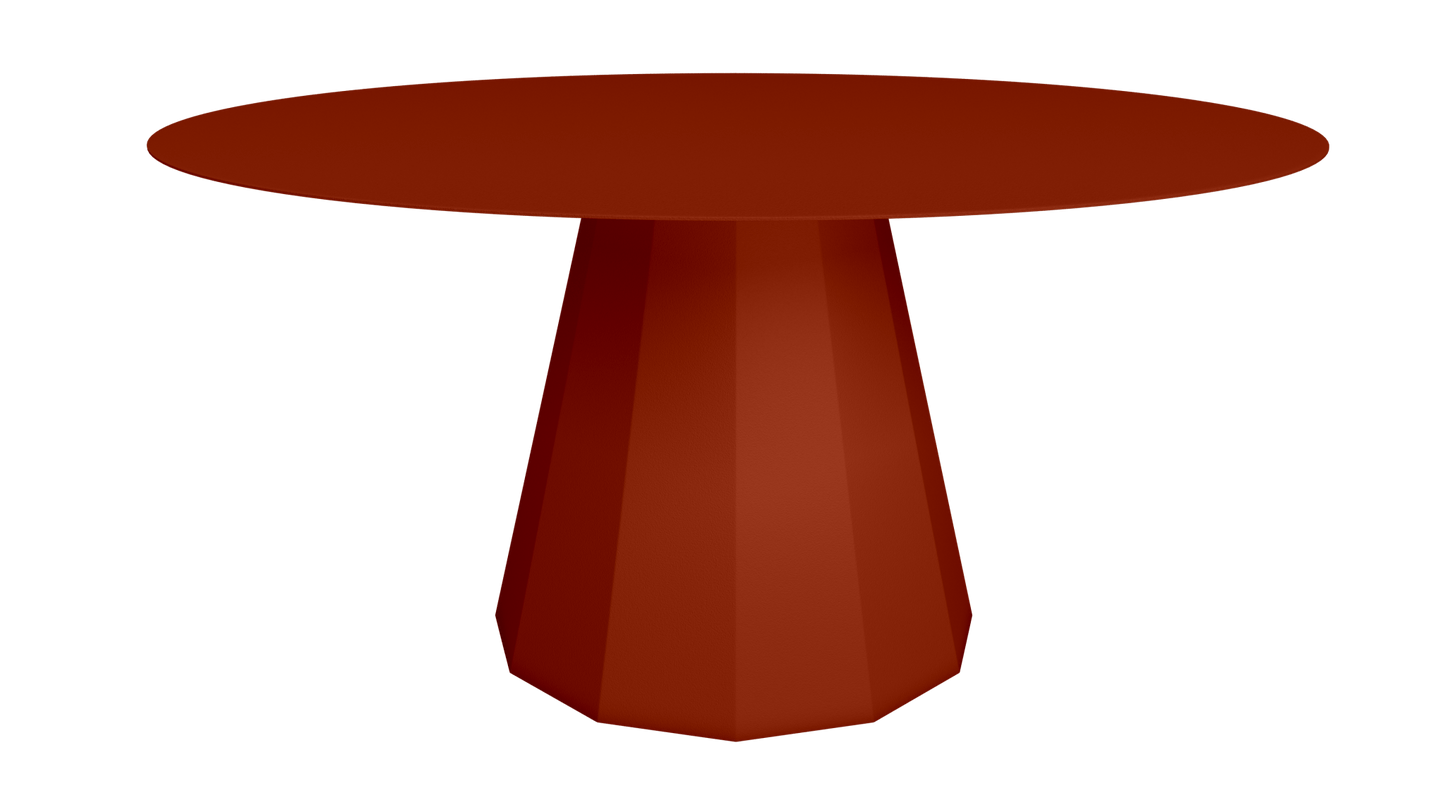 Table ronde en aluminium Ø150m Ankara - MATIERE GRISE - La Maison MilanaiseTABLERONDEANKARAMETALTerracotta 142