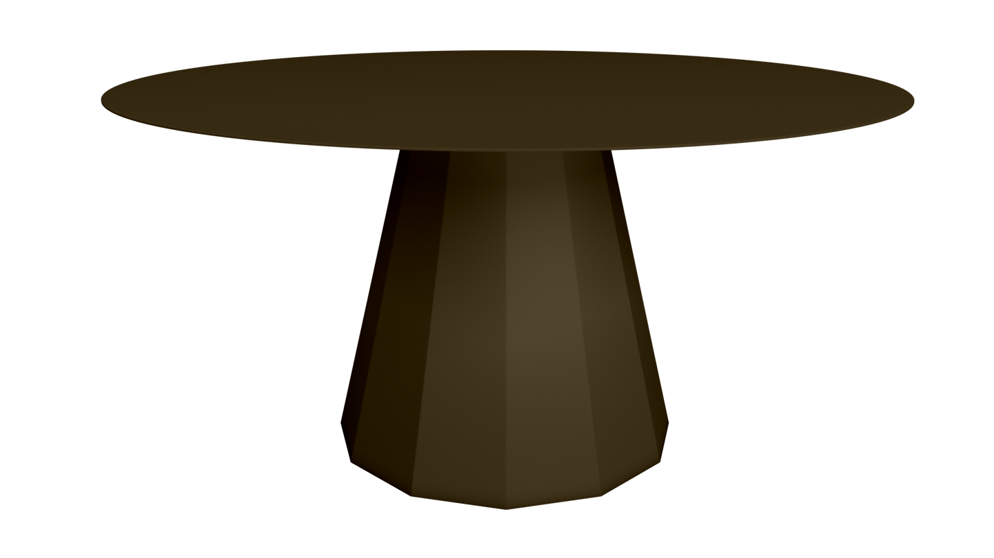 Table ronde en aluminium Ø150m Ankara - MATIERE GRISE - La Maison MilanaiseTABLERONDEANKARAMETALBronze 181