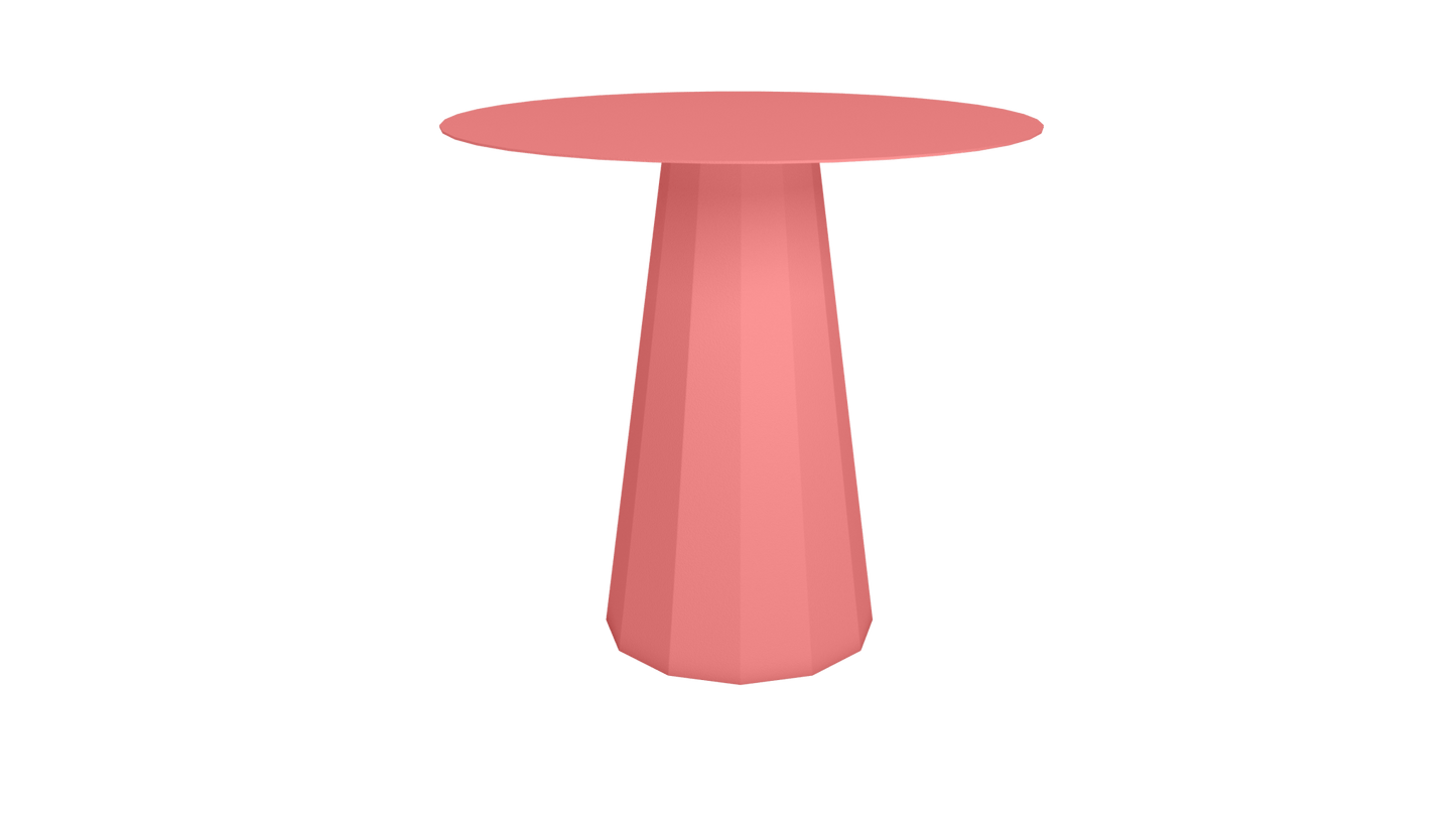 Table ronde en aluminium Ø80cm ou Ø120cm Ankara - MATIERE GRISE - La Maison MilanaiseTABLERONDEANKARAMETALPink Lady 163Ø80cm