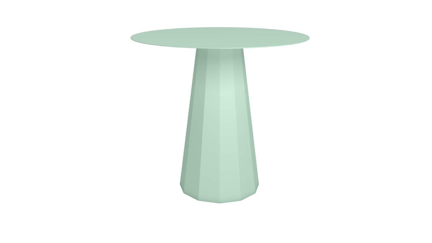 Table ronde en aluminium Ø80cm ou Ø120cm Ankara - MATIERE GRISE - La Maison MilanaiseTABLERONDEANKARAMETALVert d'eau 120Ø80cm