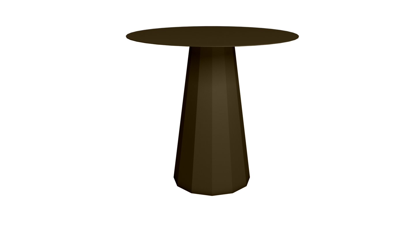 Table ronde en aluminium Ø80cm ou Ø120cm Ankara - MATIERE GRISE - La Maison MilanaiseTABLERONDEANKARAMETALBronze 181Ø80cm